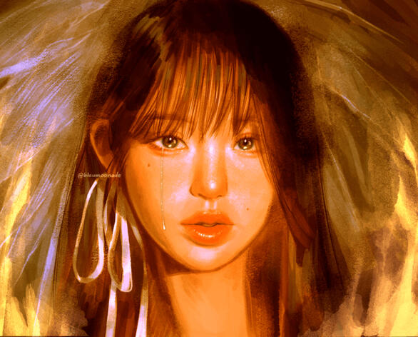 IVE Wonyoung Rebel Heart 1 - Fanart