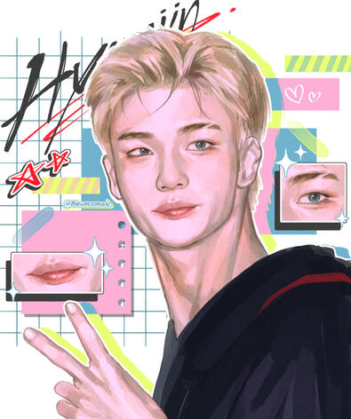 Stray Kids Hyunjin - Fanart
